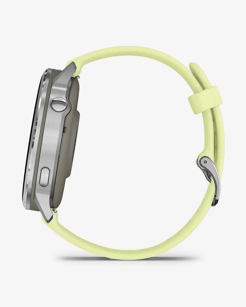 Garmin Venu 4 – 45 mm Silber mit gelbem Armband