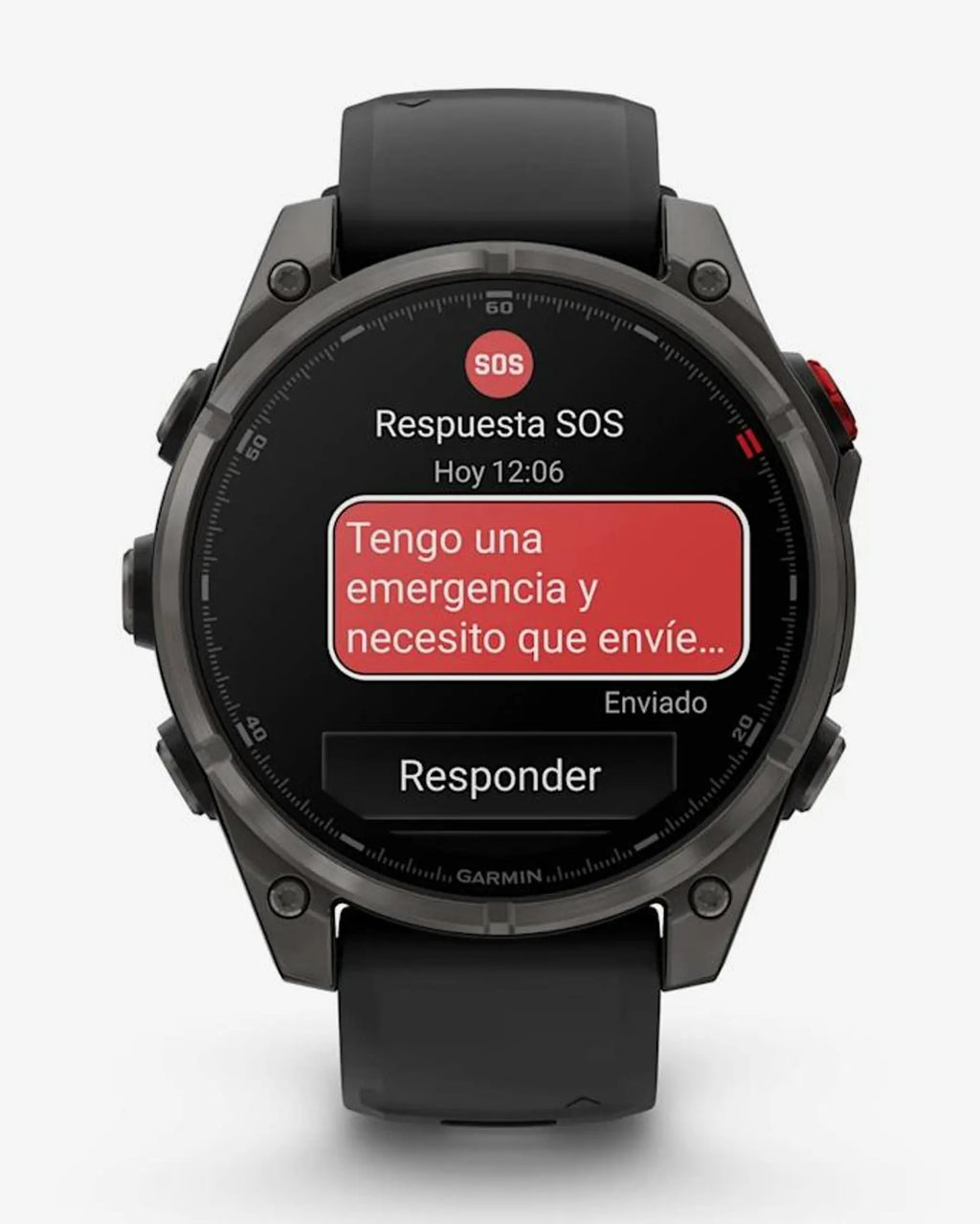 Garmin Fenix 8 Pro AMOLED Saphirglas 47 mm, Titan, Carbon Grau, Schwarzes Armband