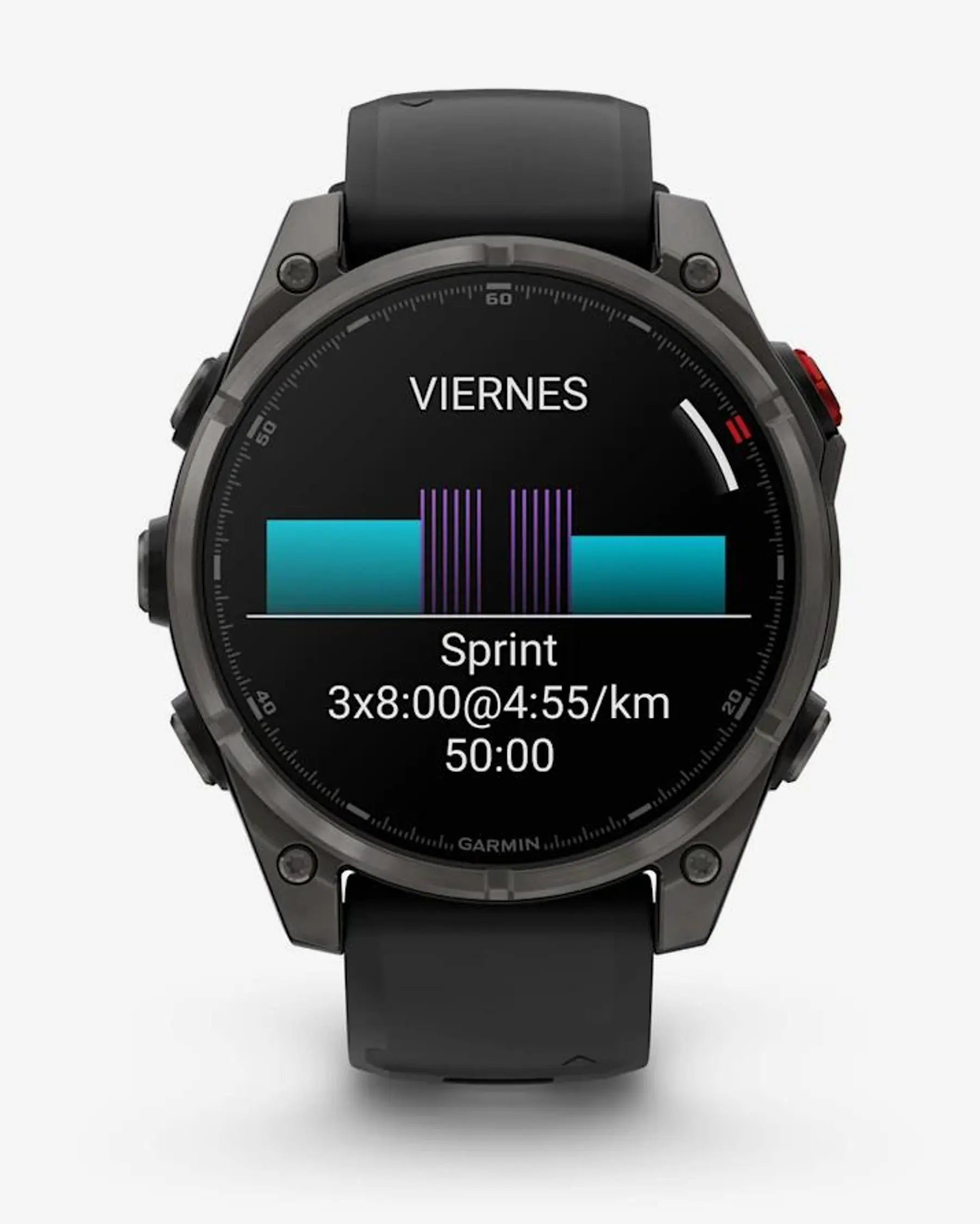 Garmin Fenix 8 Pro AMOLED Saphirglas 47 mm, Titan, Carbon Grau, Schwarzes Armband