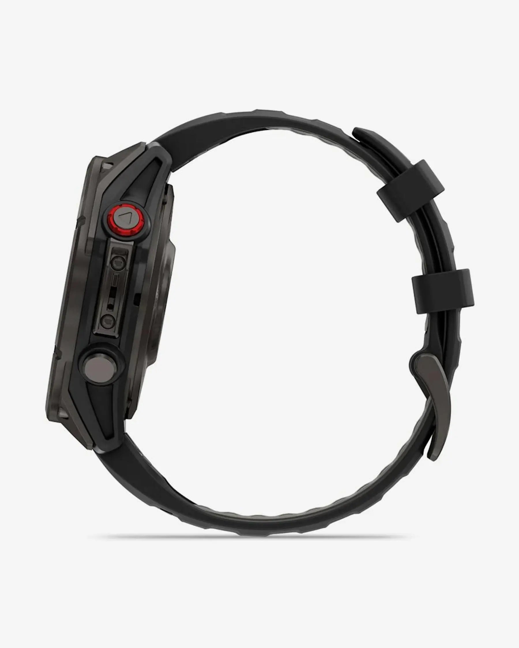 Garmin Fenix 8 Pro AMOLED Saphirglas 47 mm, Titan, Carbon Grau, Schwarzes Armband