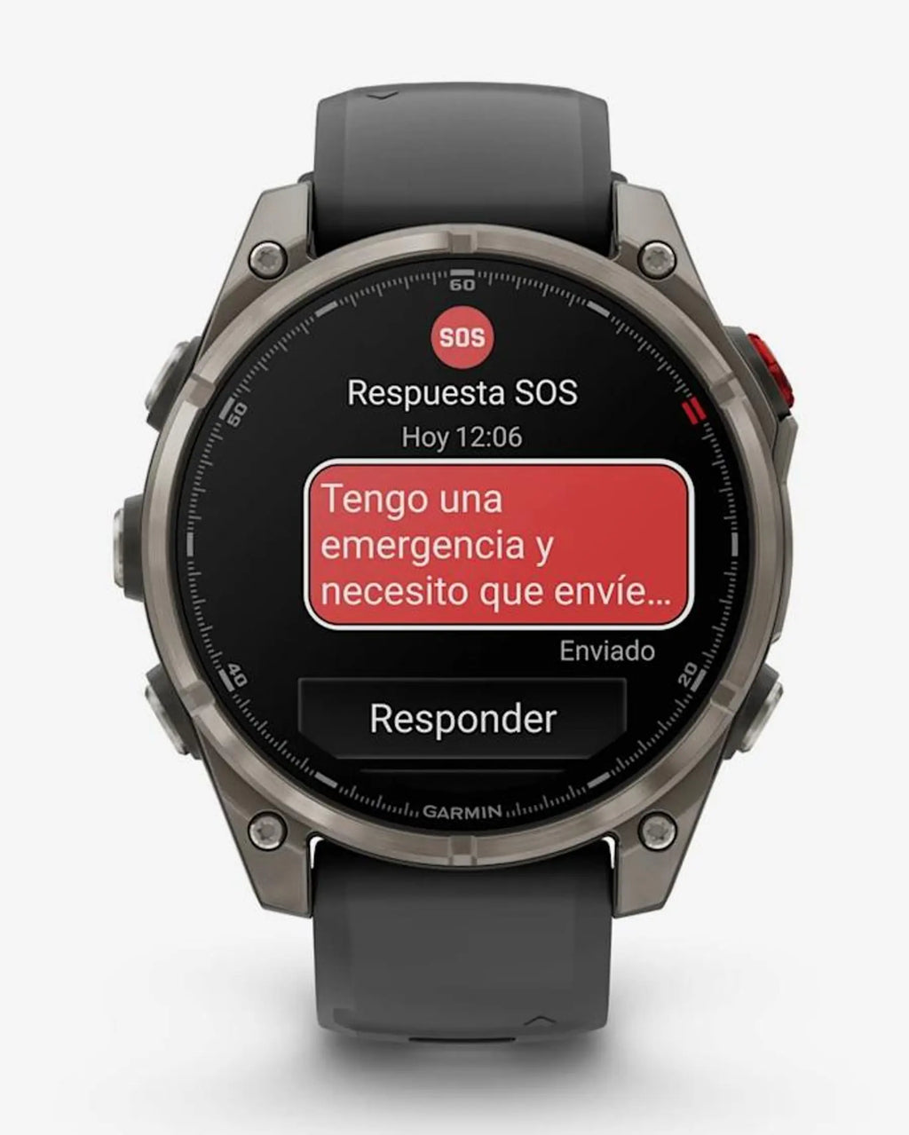 Garmin Fenix 8 Pro AMOLED Saphirglas 47 mm, Titangrau, Silber, Schwarz, Graues Armband
