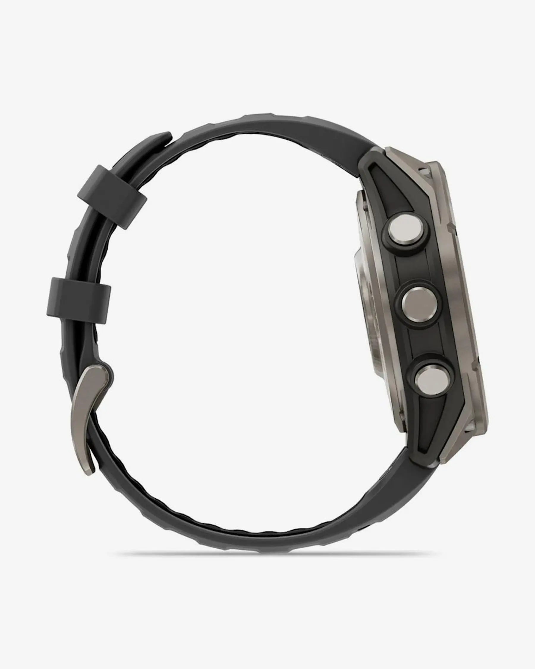 Garmin Fenix 8 Pro AMOLED Saphirglas 47 mm, Titangrau, Silber, Schwarz, Graues Armband