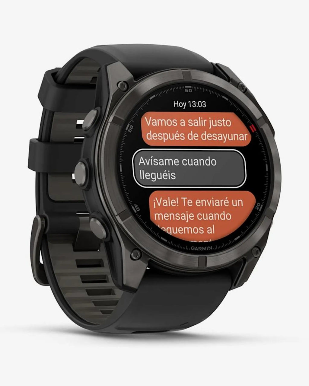 Garmin Fenix 8 Pro AMOLED Saphir 51 mm Titan Carbonschwarz Armband
