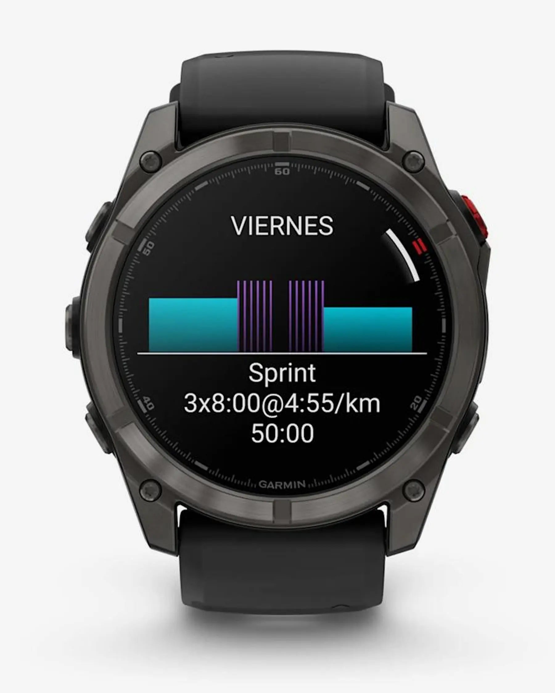 Garmin Fenix 8 Pro AMOLED Saphir 51 mm Titan Carbonschwarz Armband