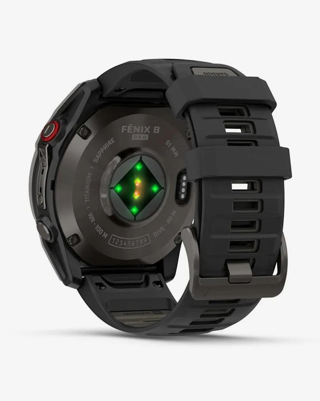 Garmin Fenix 8 Pro AMOLED Saphir 51 mm Titan Carbonschwarz Armband