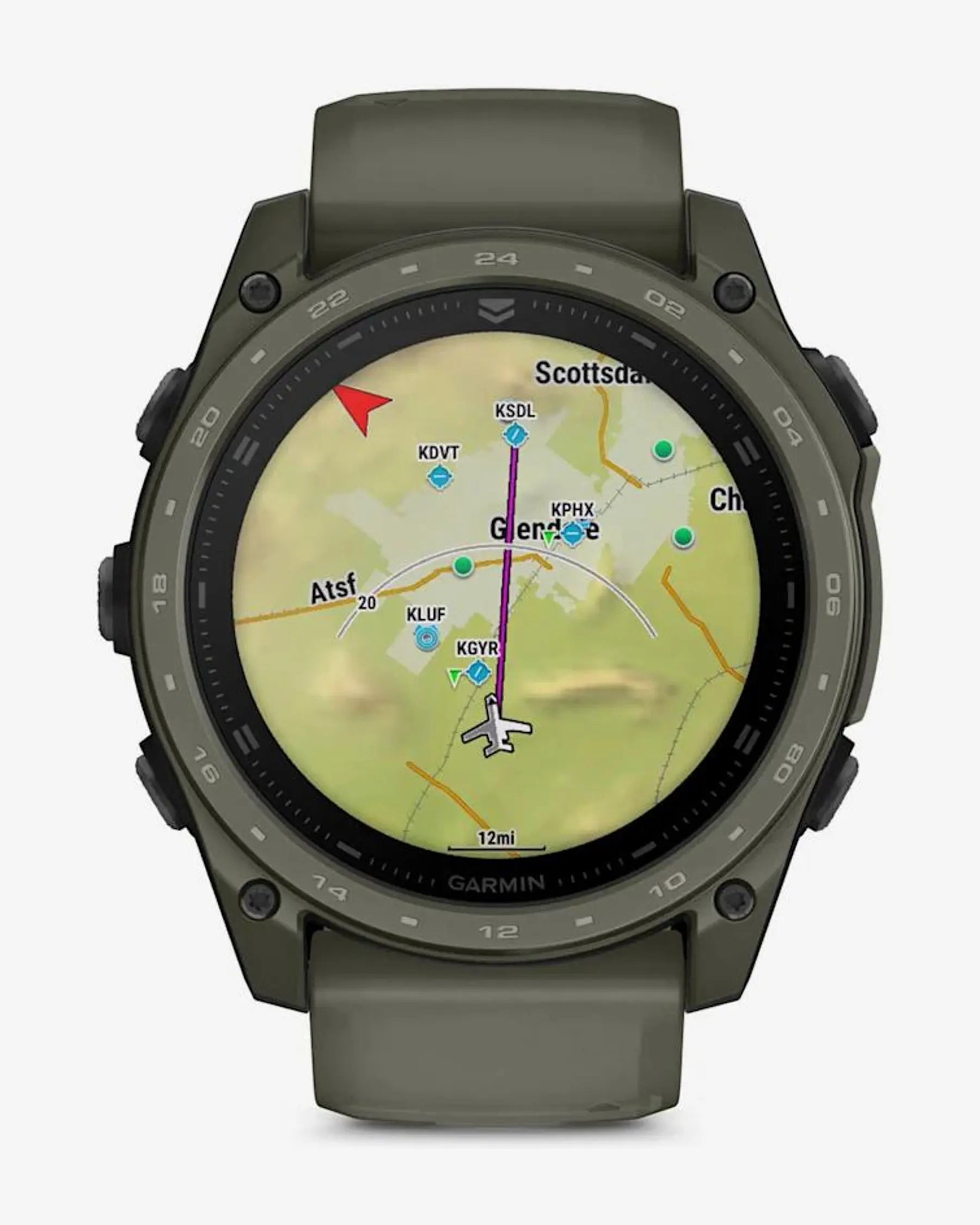 Garmin Tactix 8 AMOLED 51 mm Cerakote Grün