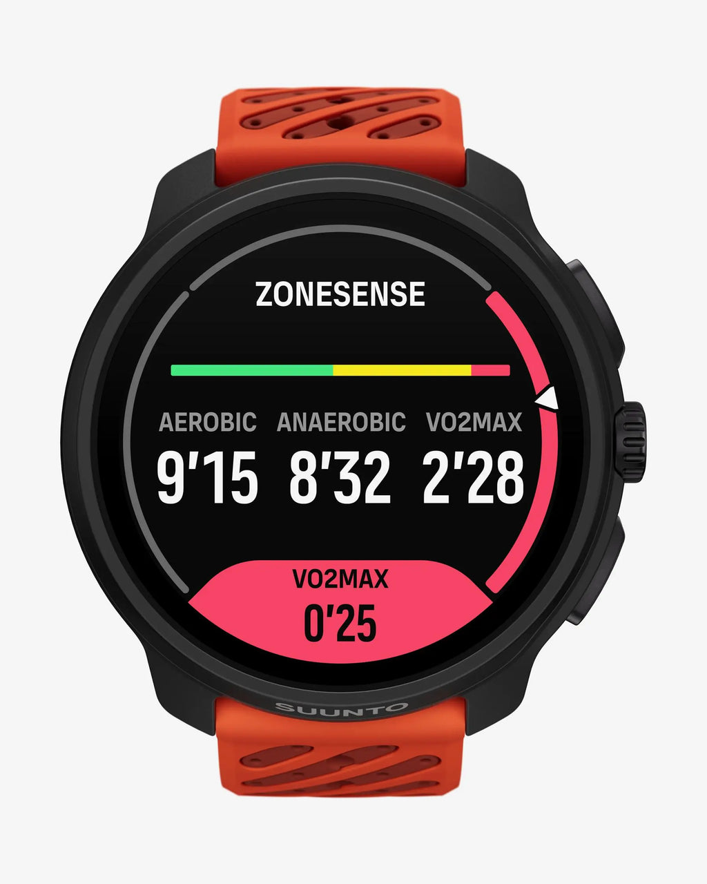 Suunto Race 2 Edelstahl in Korallenorange