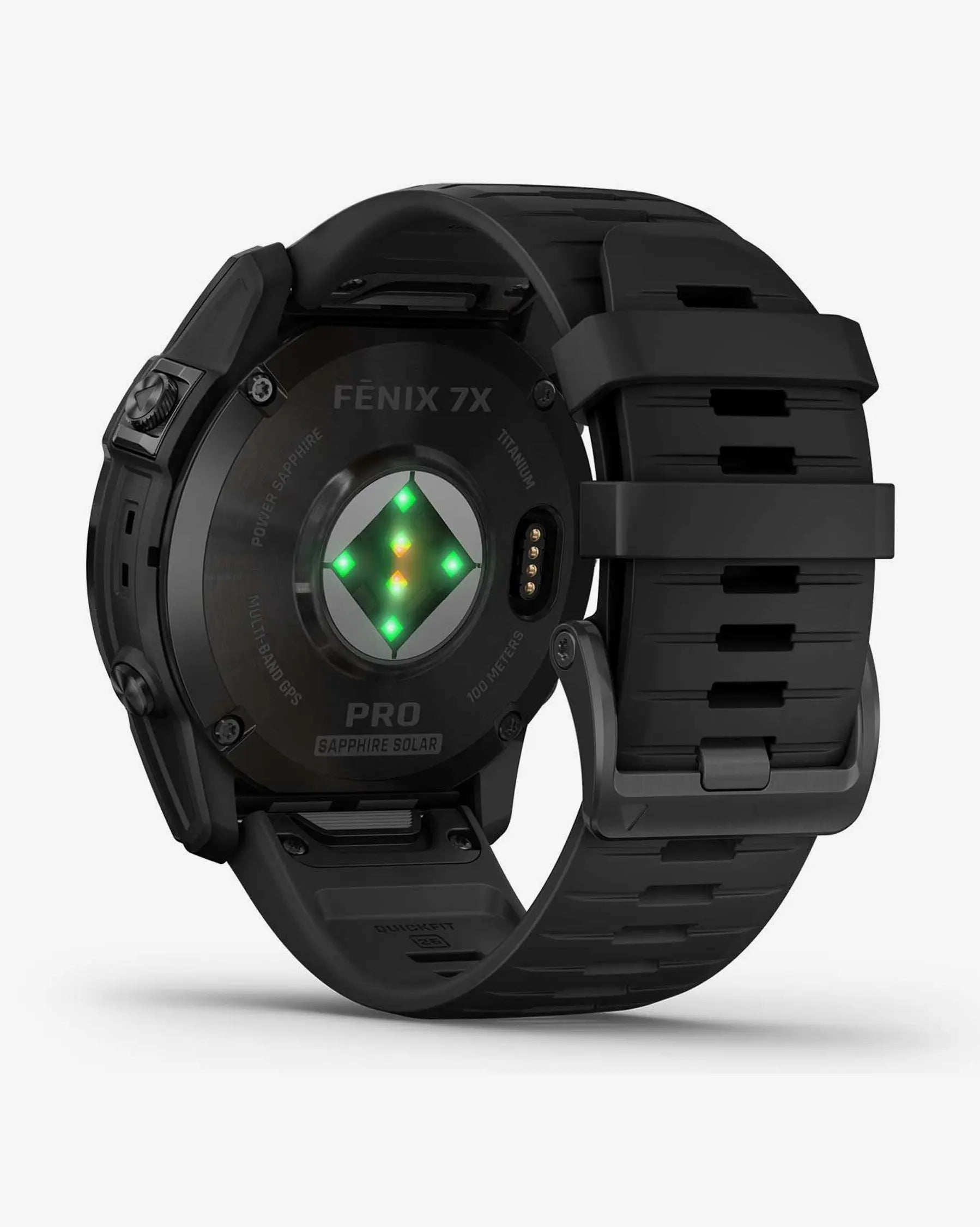 Garmin Fenix 7X Pro Sapphire Solar Carbon Gray Titanium Black Strap