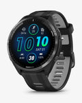 Garmin Forerunner 965 Schwarz mit schwarz-grauem Armband