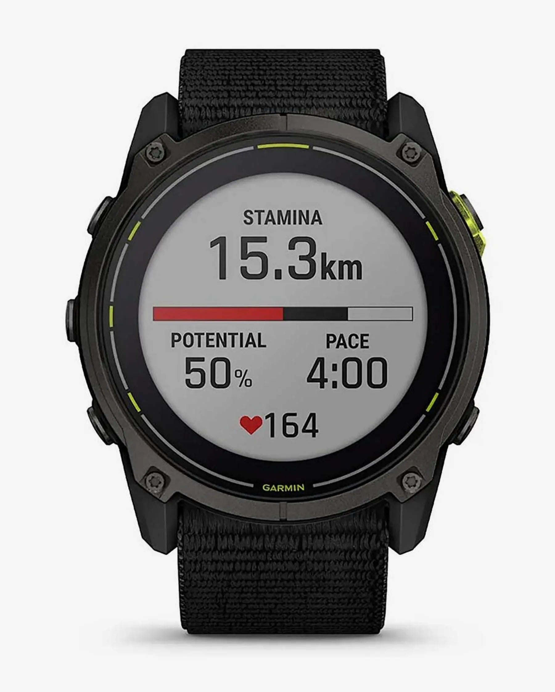 Garmin Enduro 3 Sapphire Solar 51 mm Titanium Carbon Gray Black Strap