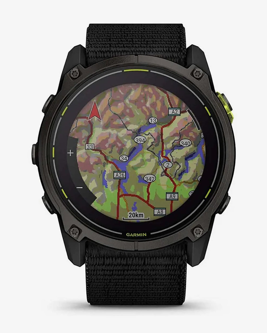 Garmin Enduro 3 Sapphire Solar 51 mm Titanium Carbon Gray Black Strap