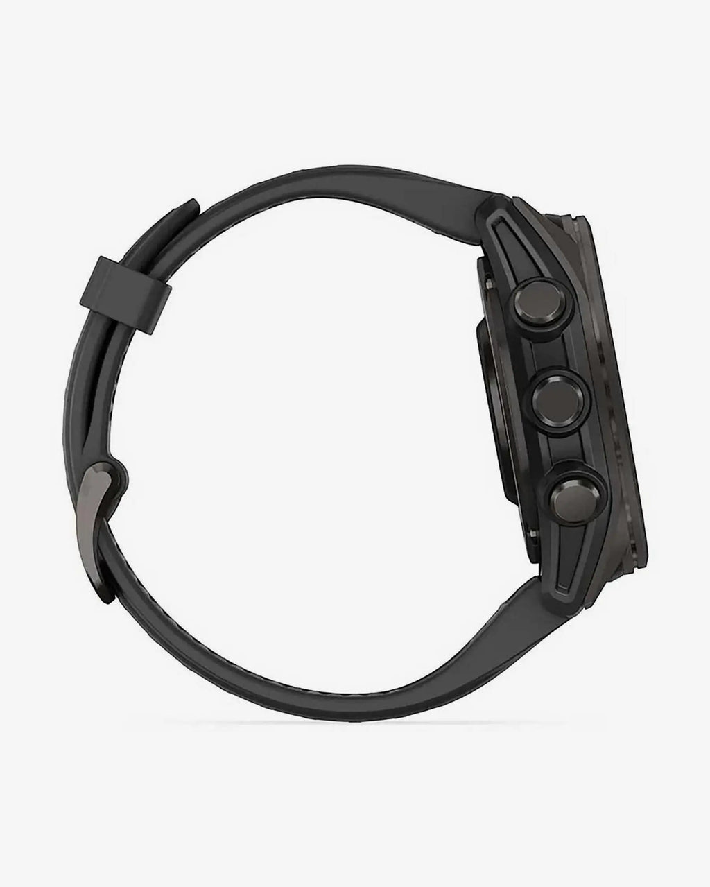 Garmin Fenix 8 AMOLED Saphirglas 43 mm Titan Carbon Grau Schwarzes Armband