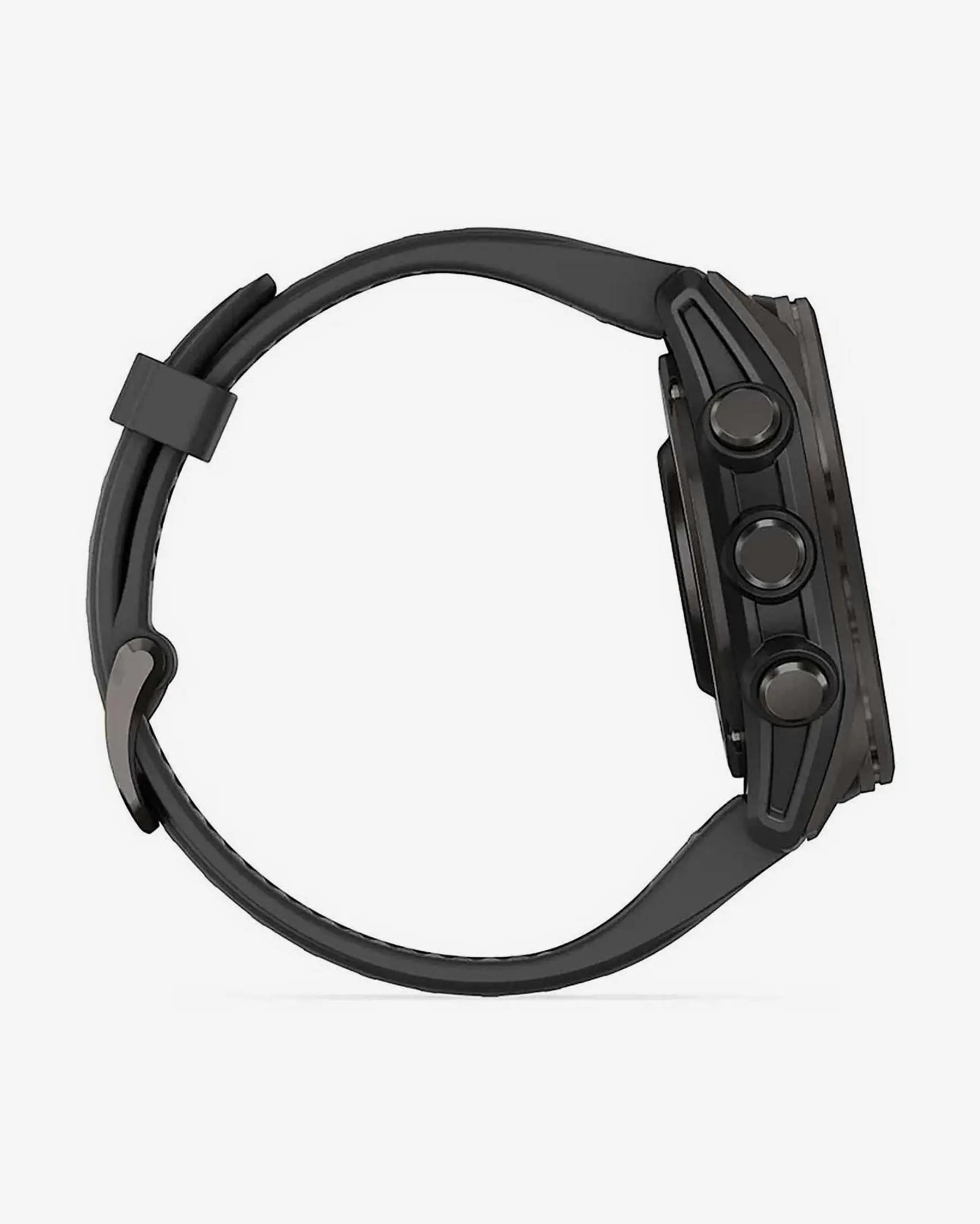 Garmin Fenix 8 AMOLED Saphirglas 43 mm Titan Carbon Grau Schwarzes Armband
