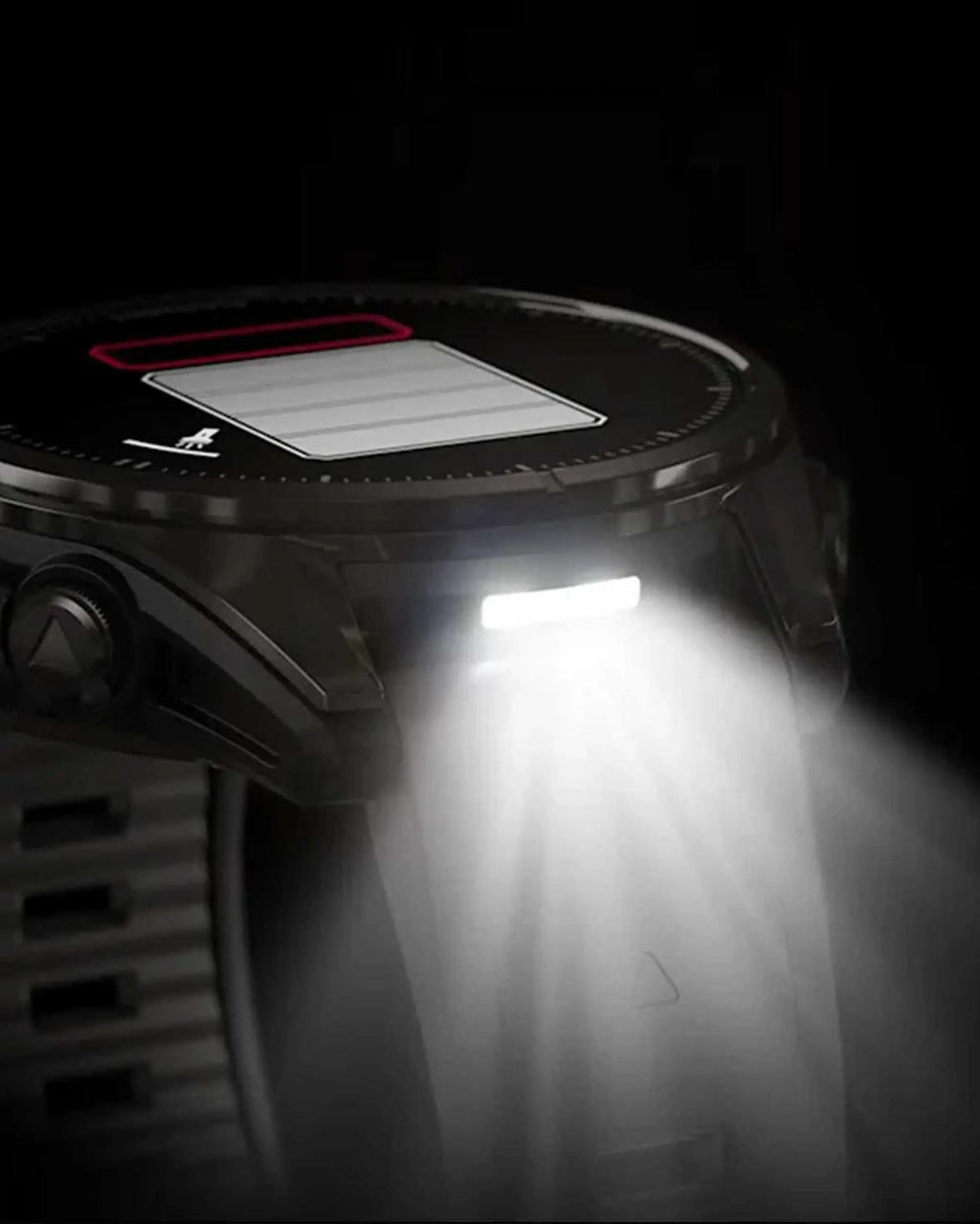 Garmin Fenix 8 AMOLED Saphirglas 43 mm Titan Carbon Grau Schwarzes Armband