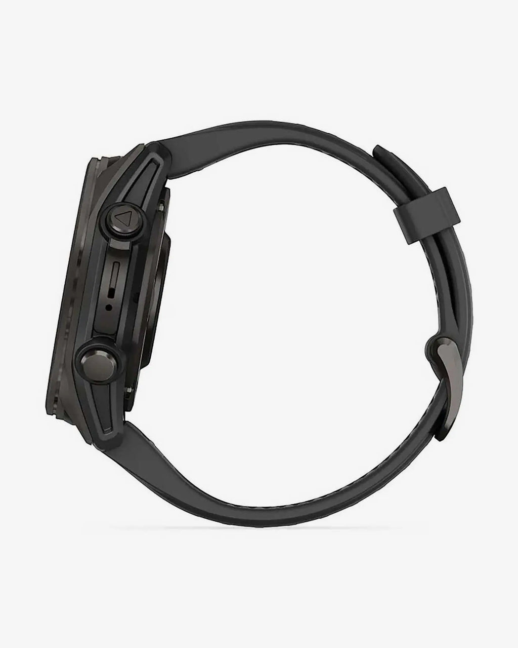 Garmin Fenix 8 AMOLED Saphirglas 43 mm Titan Carbon Grau Schwarzes Armband