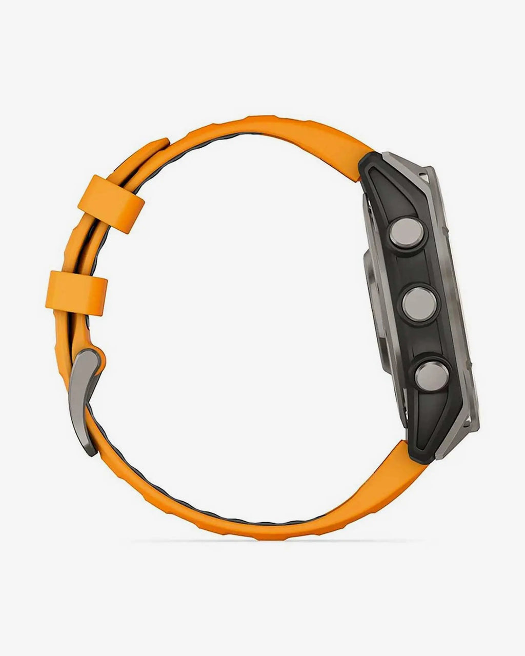 Garmin Fenix 8 AMOLED Saphir 47 mm Titan Silber Orange Armband