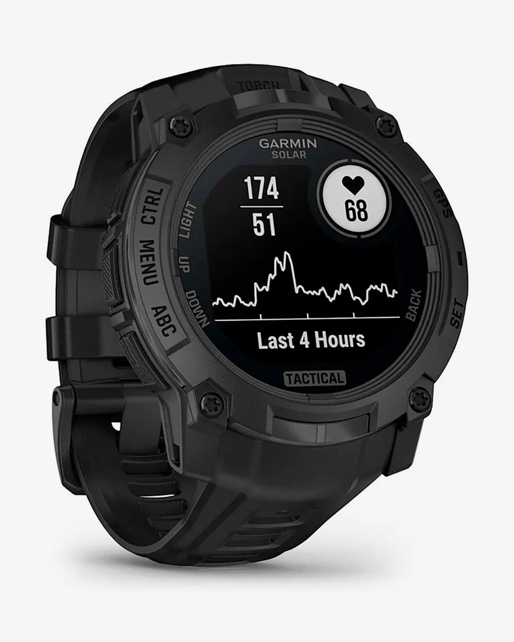 Garmin Instinct 3 Solar 50 mm Tactical Edition mit schwarzem Armband