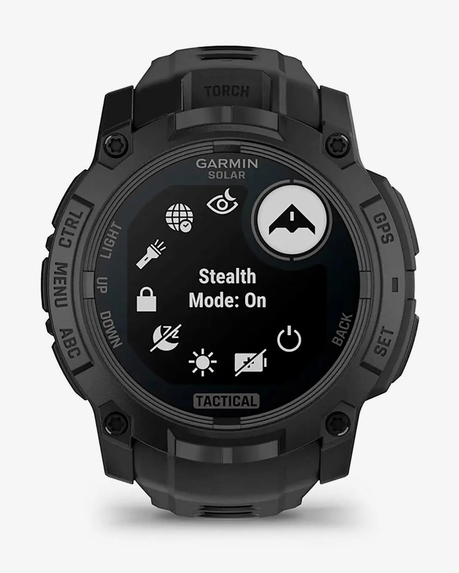 Garmin Instinct 3 Solar 50 mm Tactical Edition mit schwarzem Armband