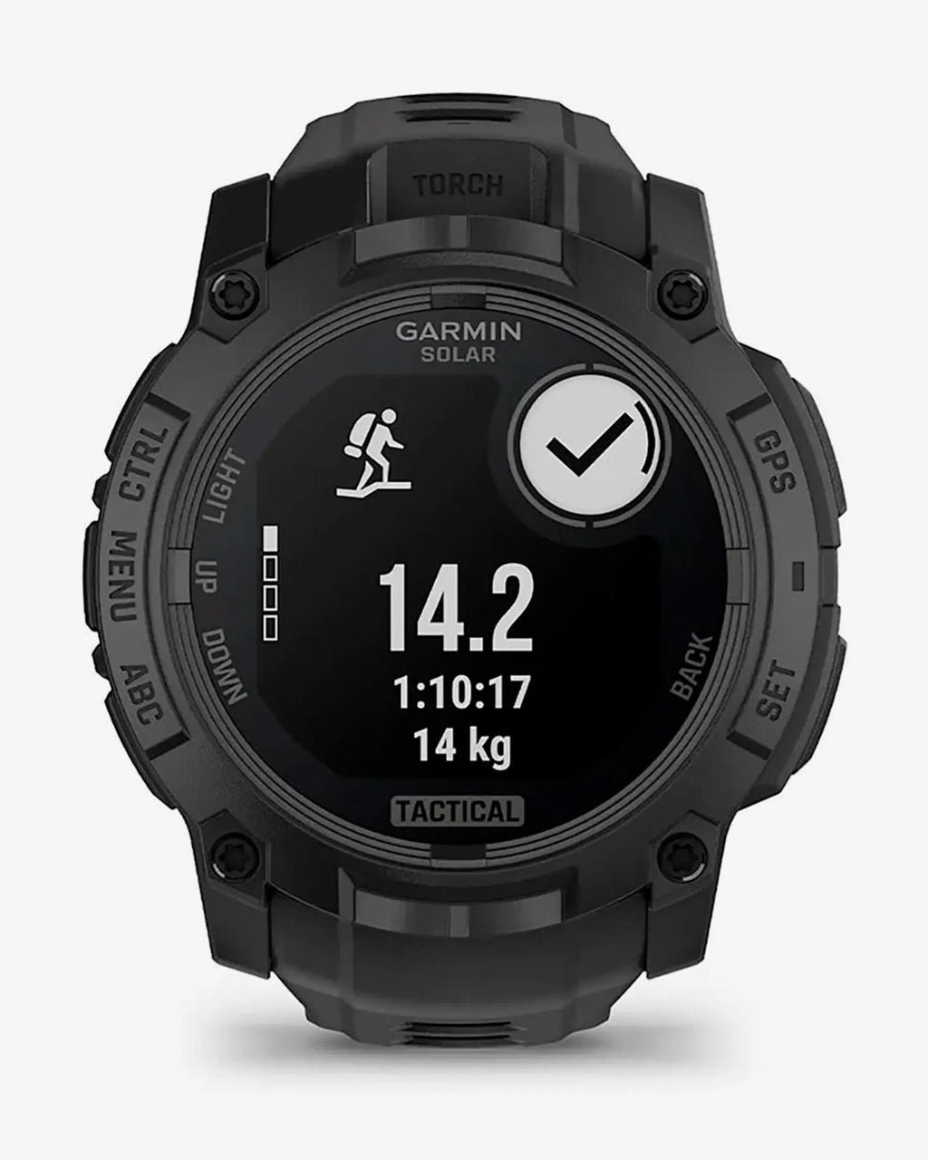 Garmin Instinct 3 Solar 50 mm Tactical Edition mit schwarzem Armband