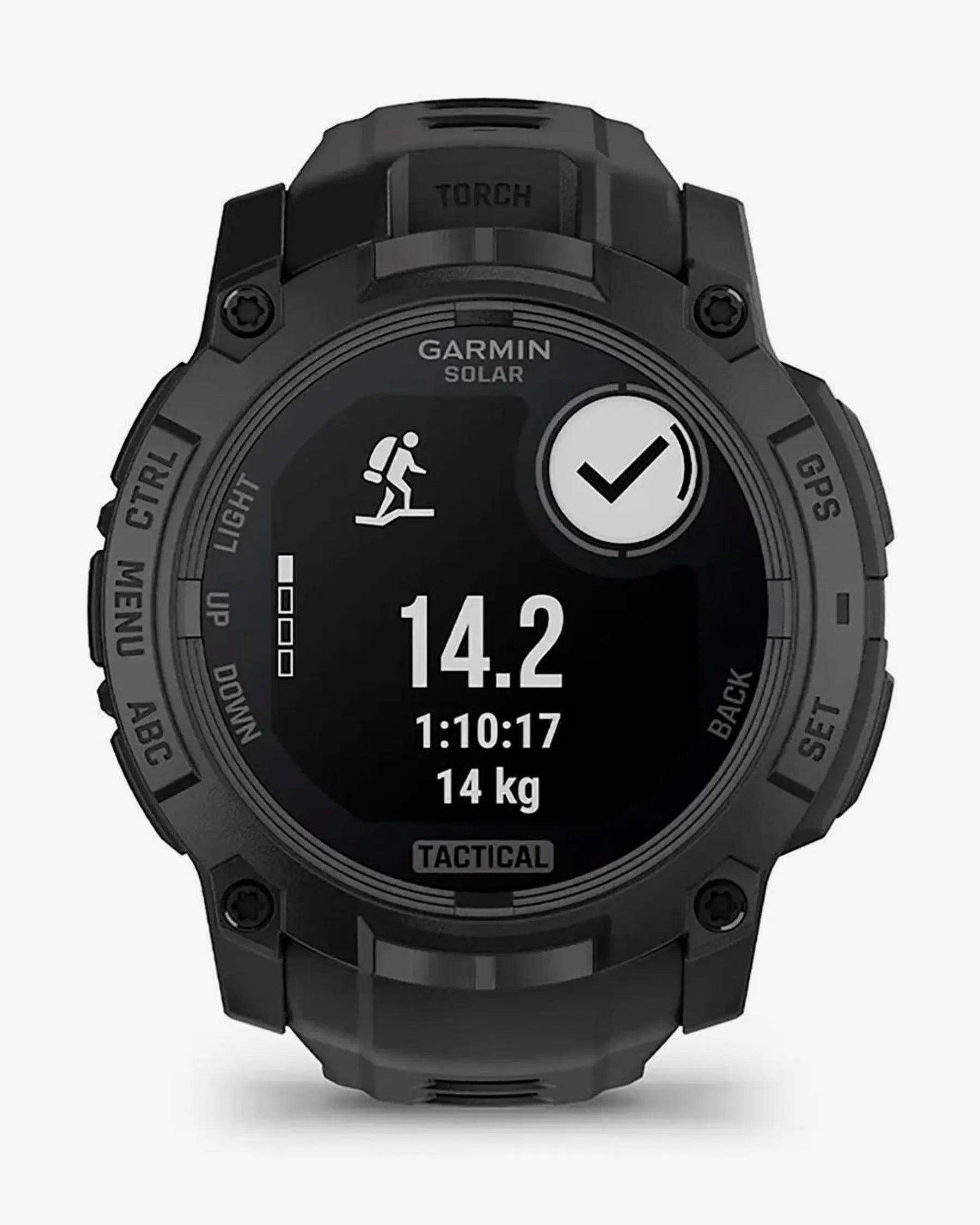 Garmin Instinct 3 Solar 50 mm Tactical Edition mit schwarzem Armband