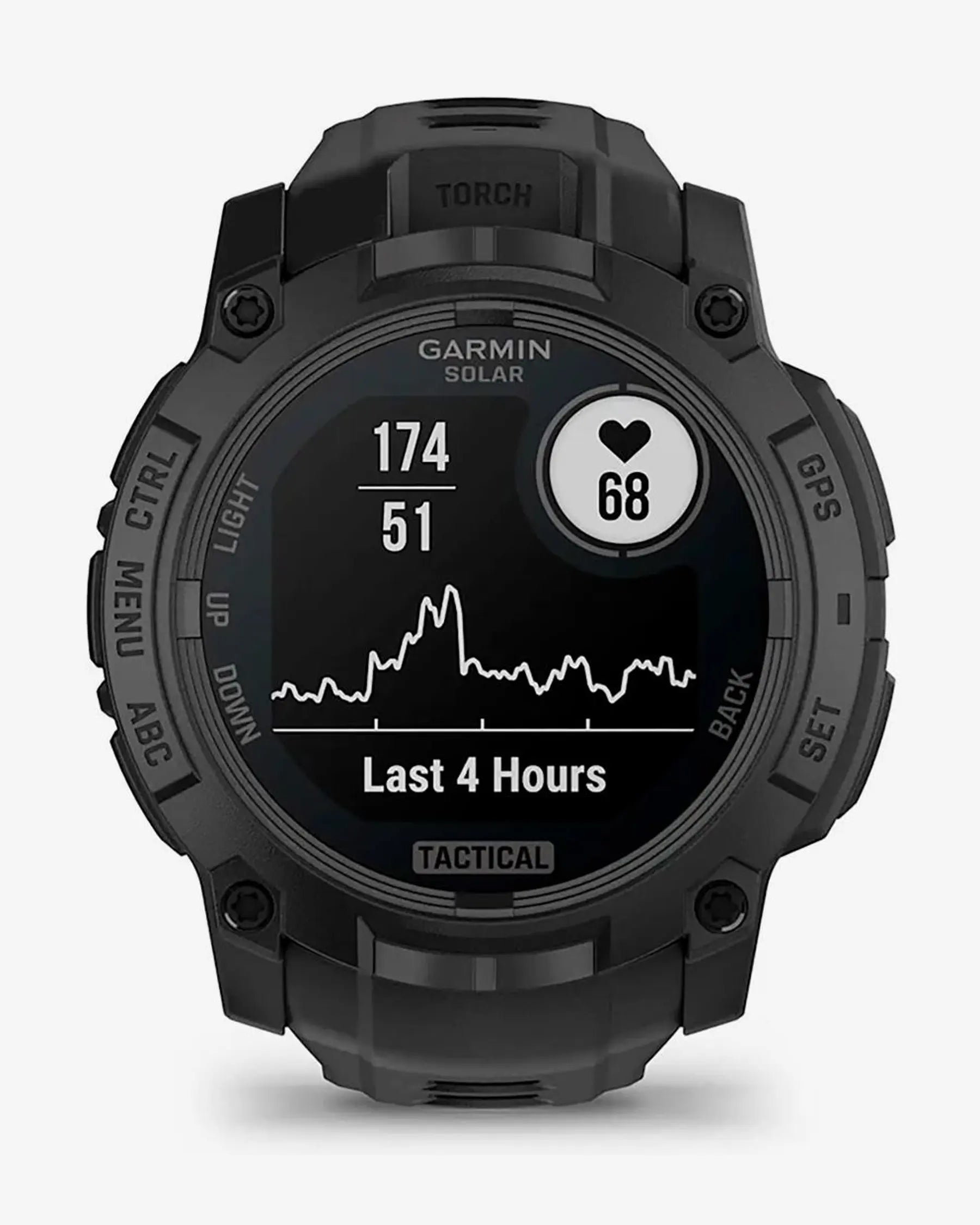 Garmin Instinct 3 Solar 50 mm Tactical Edition mit schwarzem Armband