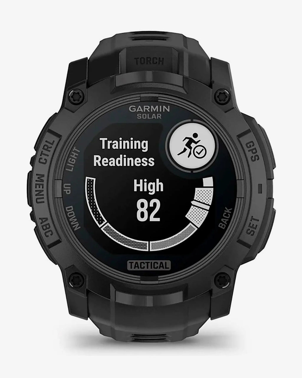 Garmin Instinct 3 Solar 50 mm Tactical Edition mit schwarzem Armband