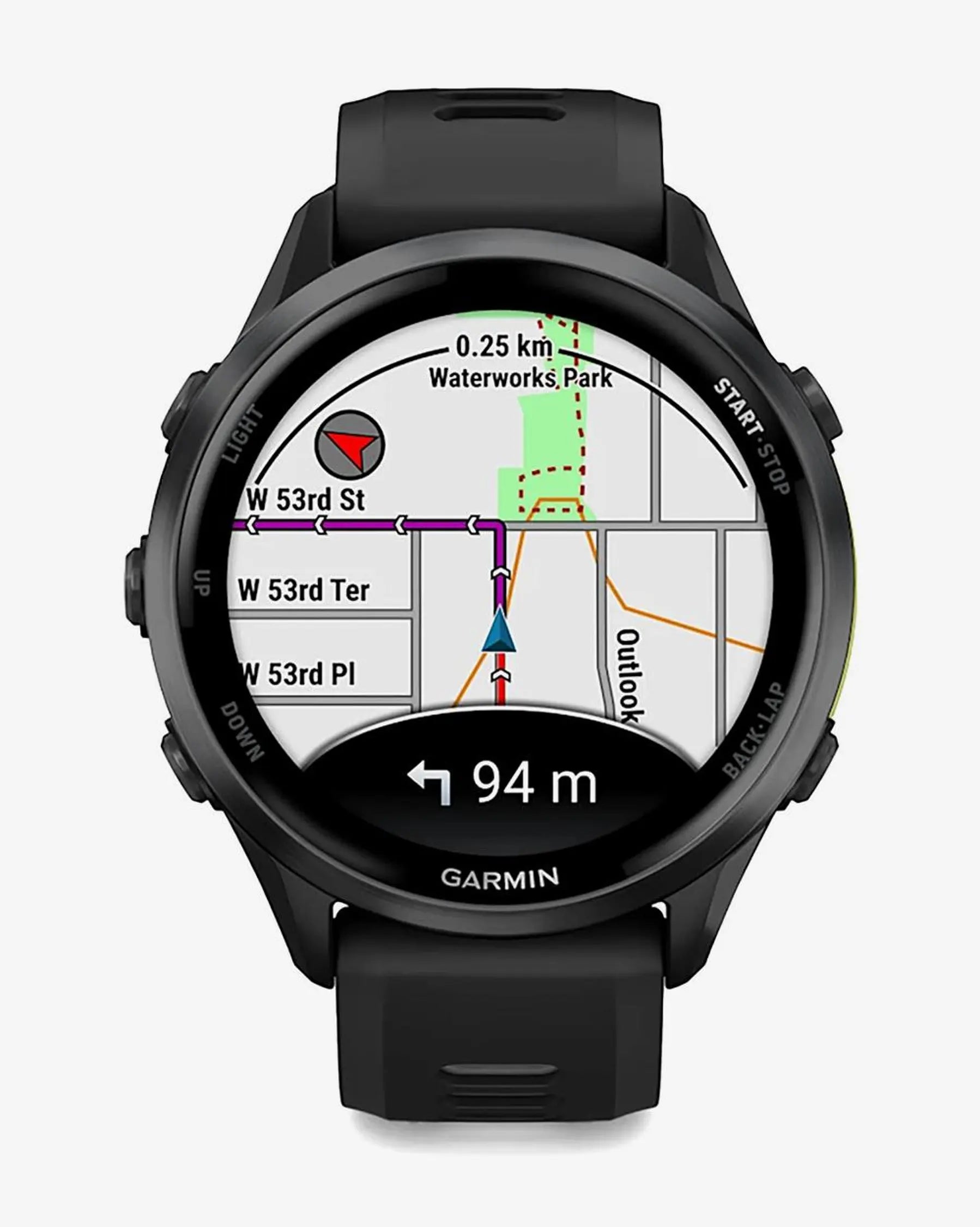 Garmin Forerunner 970 (Schwarz mit schwarzem Armband)