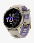 Garmin Forerunner 970 (Grau) mit grau-lila Armband