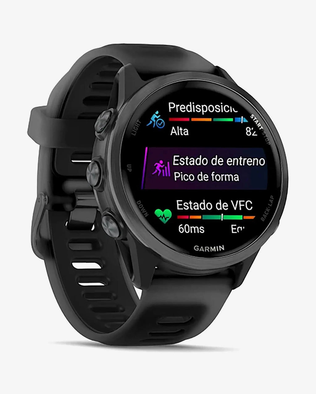 The Garmin Forerunner 570 – 42 mm Dark Grey with Black Strap