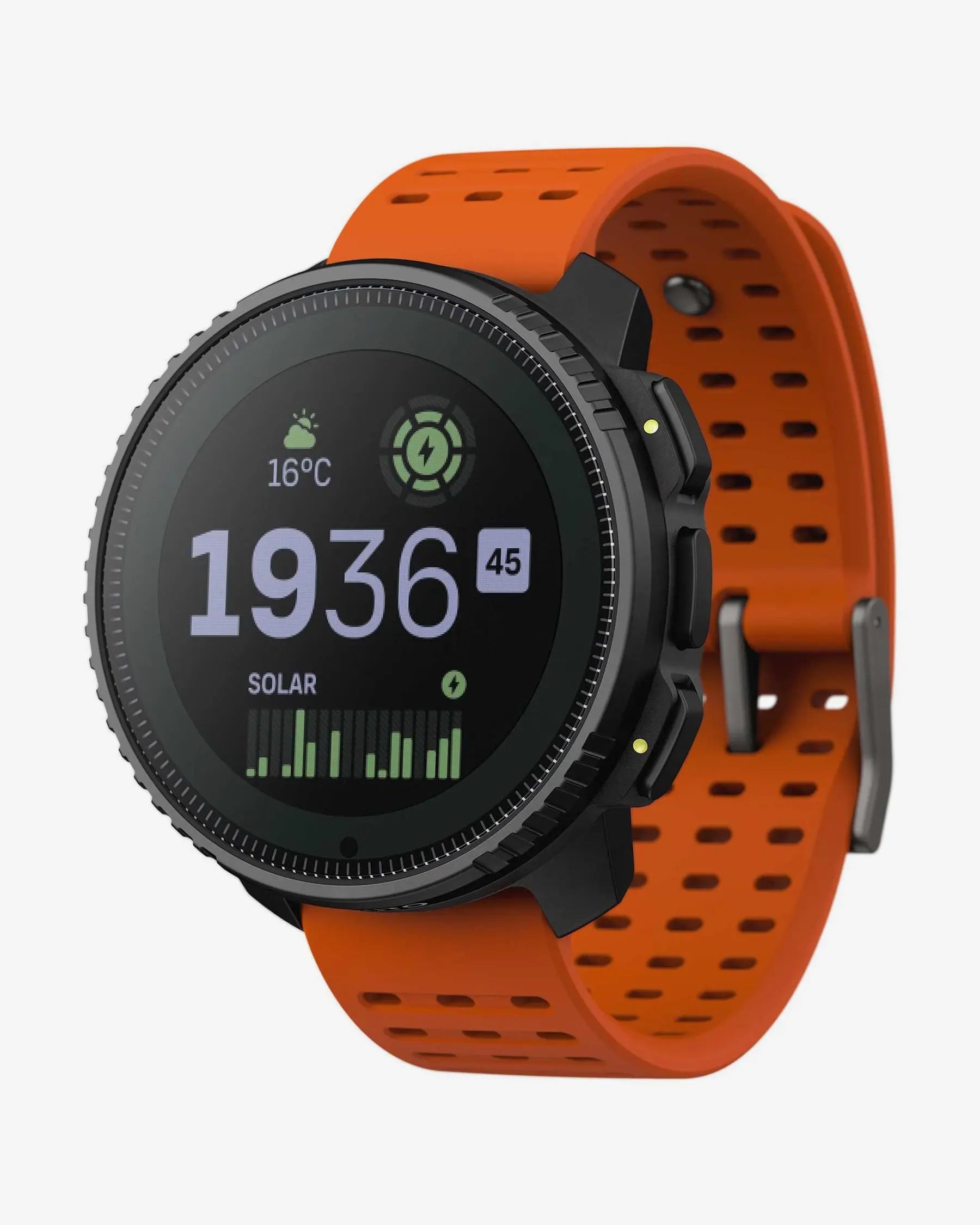 Suunto Vertical Solar Edelstahl Orange Pearl Black