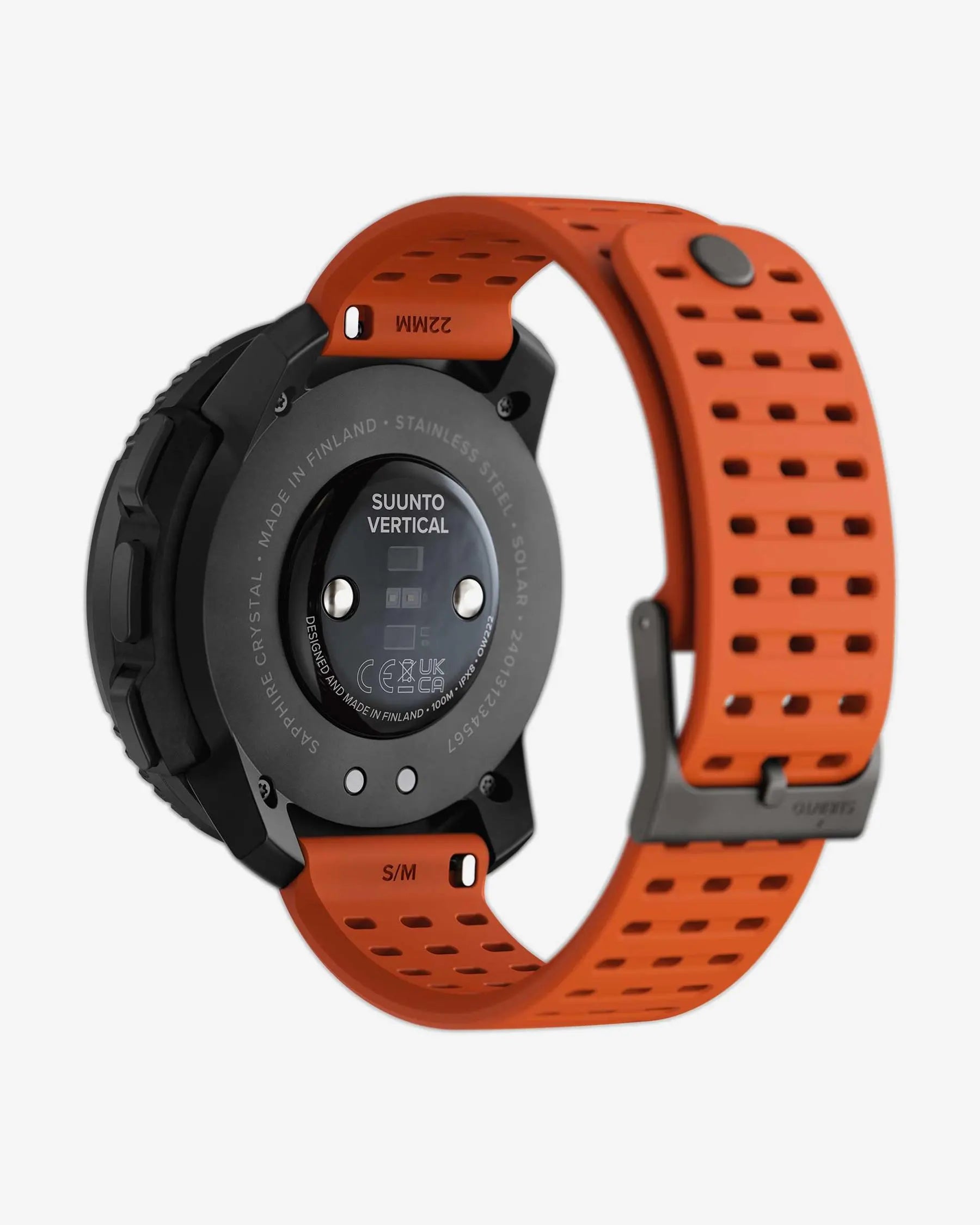 Suunto Vertical Solar Edelstahl Orange Pearl Black